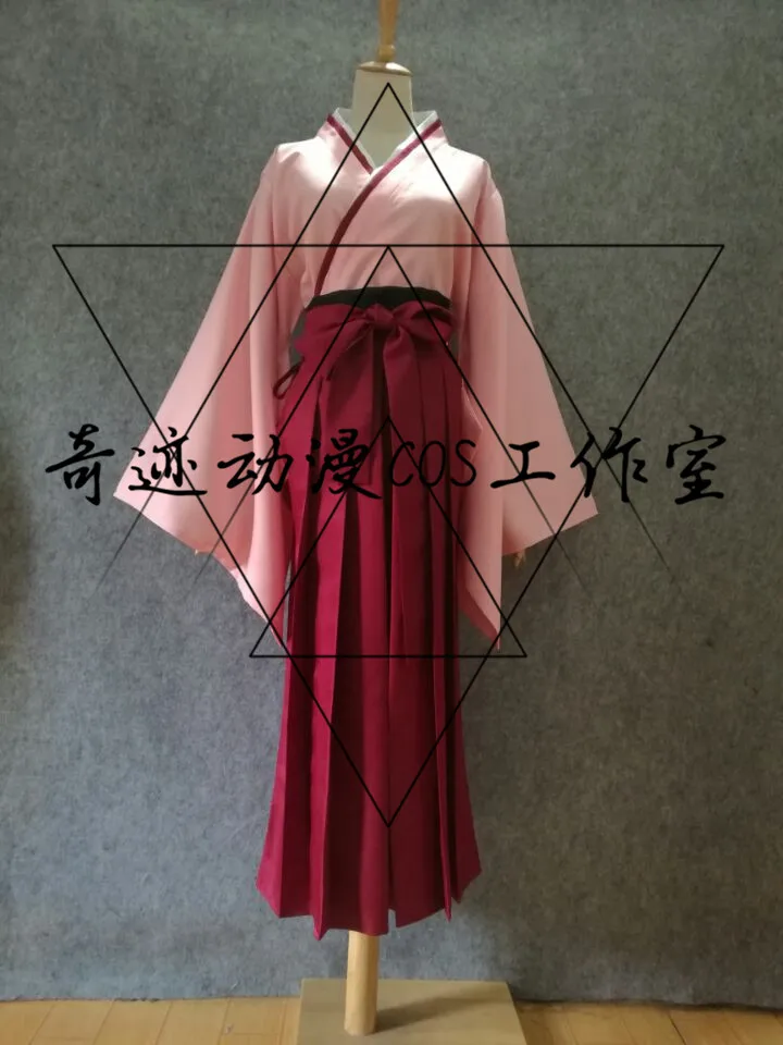 

FGO fate grand order field Secretary Sakura saber printing Cosplay hakama kimono