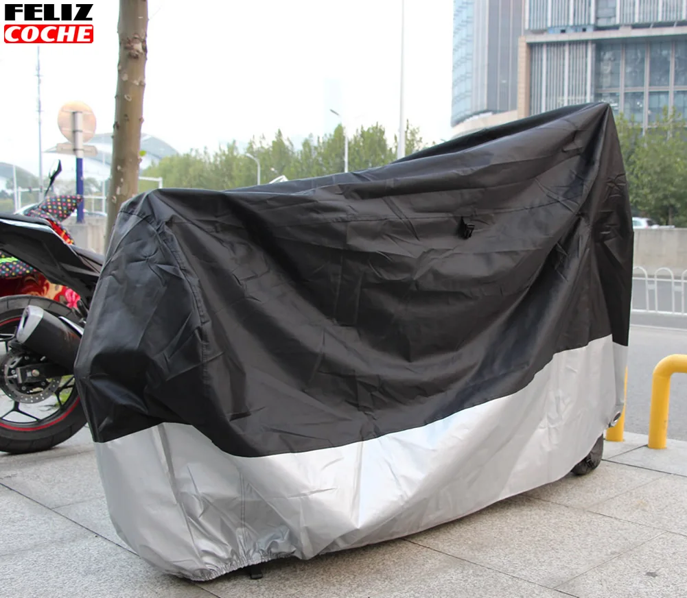 High quality 210D Oxford Motorcycle Cover Waterproof Dustproof Outdoor UV Protector motorBike motocross free shipping A7056