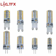 LKLTFX 1 шт. G4 G9 Светодиодные Лампы AC 220 В Кукуруза Лампы градусов SMD3014 2835 Люстра Лампа
