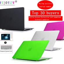 Чехол для ноутбука Apple MacBook Air Pro retina 11 12 13 15 дюймов для mac book New A1932 Pro 13 15 с сенсорной панелью+ чехол для клавиатуры