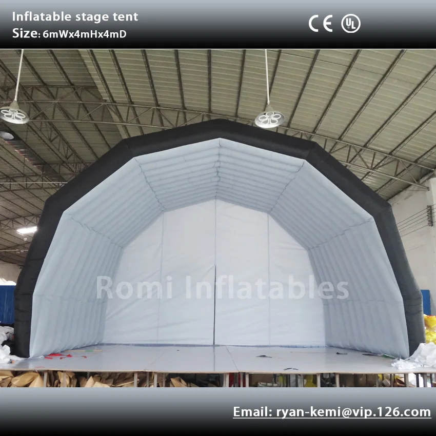 Free shipping 6x4m inflatable stage tent inflatable exhibition cover inflatable display marquee Free shipping 6x4m inflatable stage tent inflatable exhibition cover inflatable display marquee