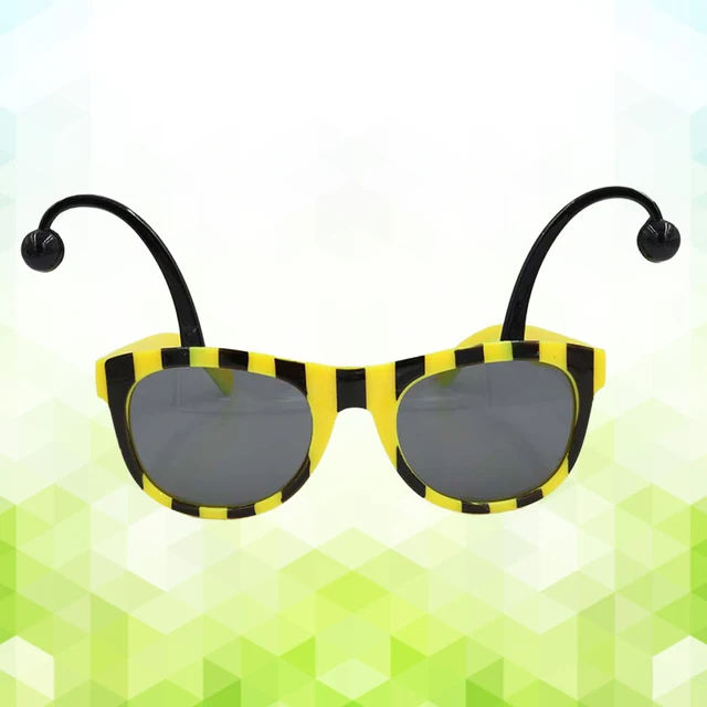 Funny Dance Party Makeup Glasses Bee Antenna Eyeglasses for Masquerade Party