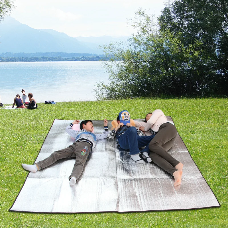 Freeshipping Tent Colchon Inflable Beach Mat Inflatable Outdoor Spring Grass Thick Aluminum Picnic Bed Waterproof Blanket | Спорт и