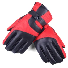 Winter Outdoor Sports Snowboard Glove Warmers Hand Snow Windproof Waterproof Leather Men Motorcycle Hiking Cycling Ski