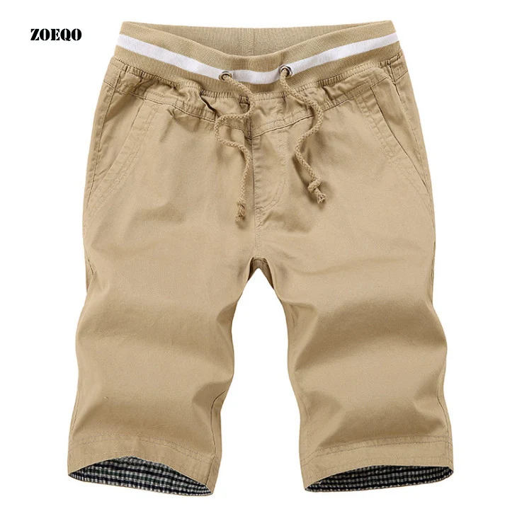 Летние однотонные мужские пляжные шорты, шорты из хлопка, повседневные шорты для отдыха, бермуды, мужские бермуды M-4XL