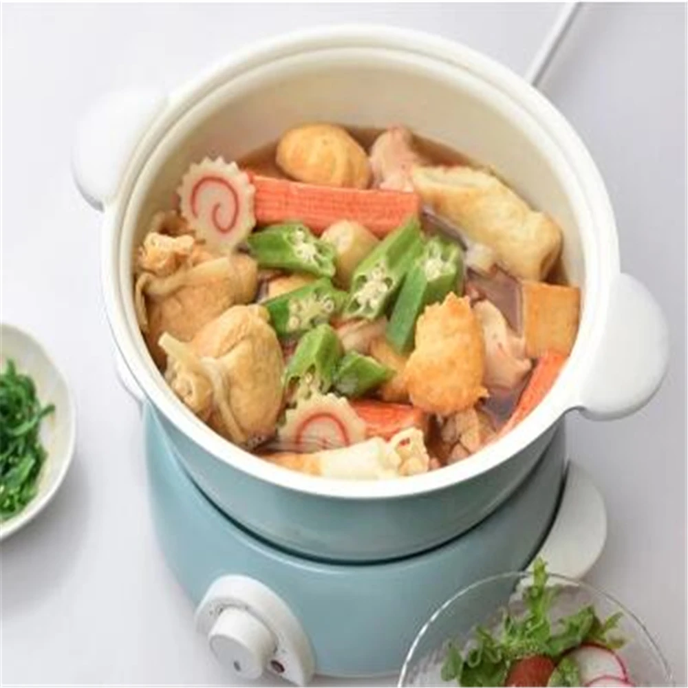 

2018091101 Electric cooker multi-function household split electric skillet dormitory small hot pot mini 2 colours 130