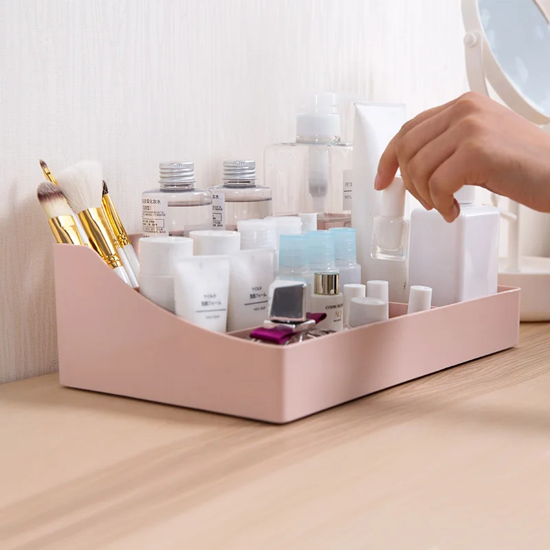 

OUSSIRRO Desktop Home Storage Box Desk Racks Office Supplies Sorting Box Makeup Organizer Cosmetic Holder Jewelry