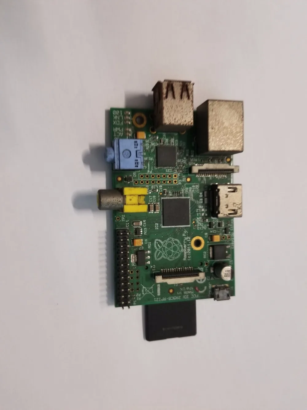 Б/у Raspberry Pi Модель B 512MB ram, 700 Mhz, 8G sd-карта Модель B Raspberry Pi, Rev 2,0 512MB ram