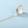 Colour Flag Paper Washi Tape DIY Decoration Scrapbooking Planner Masking Tape Adhesive Tape Kawaii Stationery ► Photo 2/6