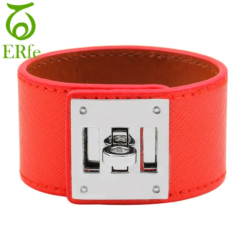 ER 2018 Female Rock Band Bracelet Femme Punk Cuff