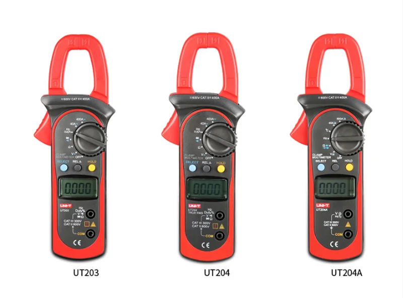 UNI-T UT203 ёмкость, UT 203 цифровой клещи переменного тока AC/DC 3 3/4 Ом DMM DC переменного тока Вольтметр 40A/400A