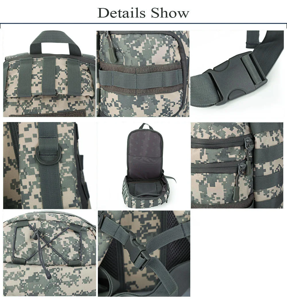  Outdoor Sport Military Tactical Climbing Mountaineering Backpack  ( (4)