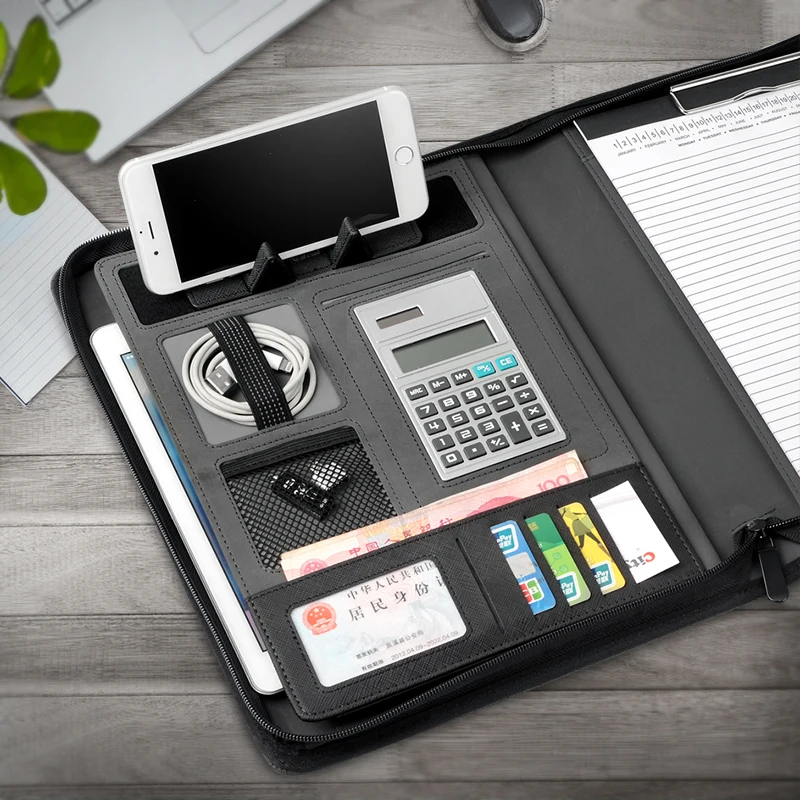 

Free shipping A4 multi-function business office dedicated folder sales manager clip/signing this contract carpetas pasta escolar