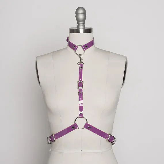 Women new Fashion Sexy Handmade Choker harness punk Collar belt