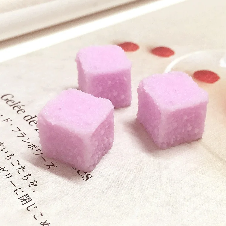100pcs/lot resin flat back colorful candy sugar 12mm crafts for DIY For Hair Cellphone Decoration