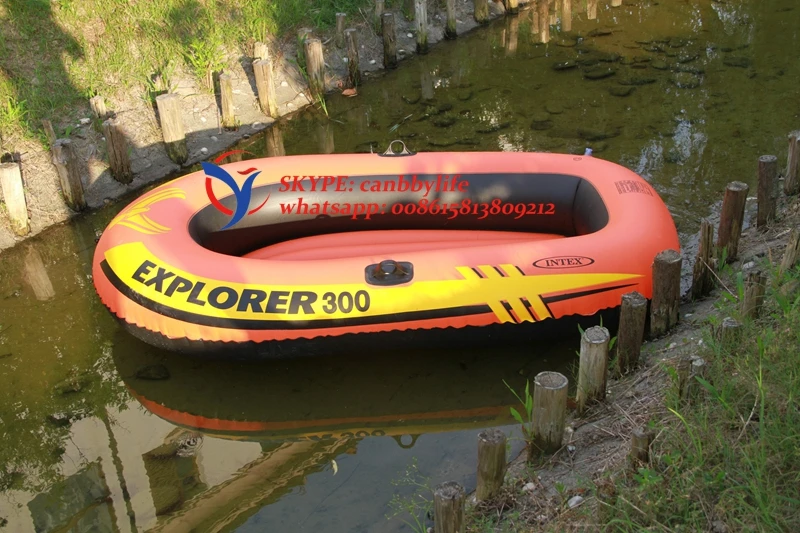 uc kisi intex explorer 300 sisme yuzme