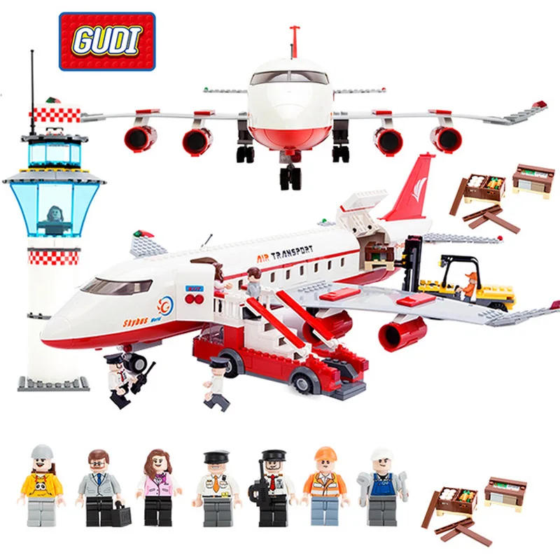Gudi 8913 строительные блоки космические челночные совместимые с Legoed классические