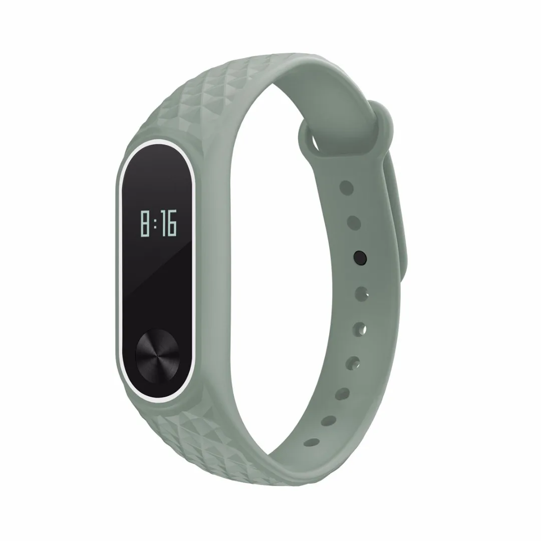 Fashion Color Soft TPU Wrist Strap Wristband Bracelet Replacement for Xiaomi Mi Band 2 Replace Original Smart Band Accessories