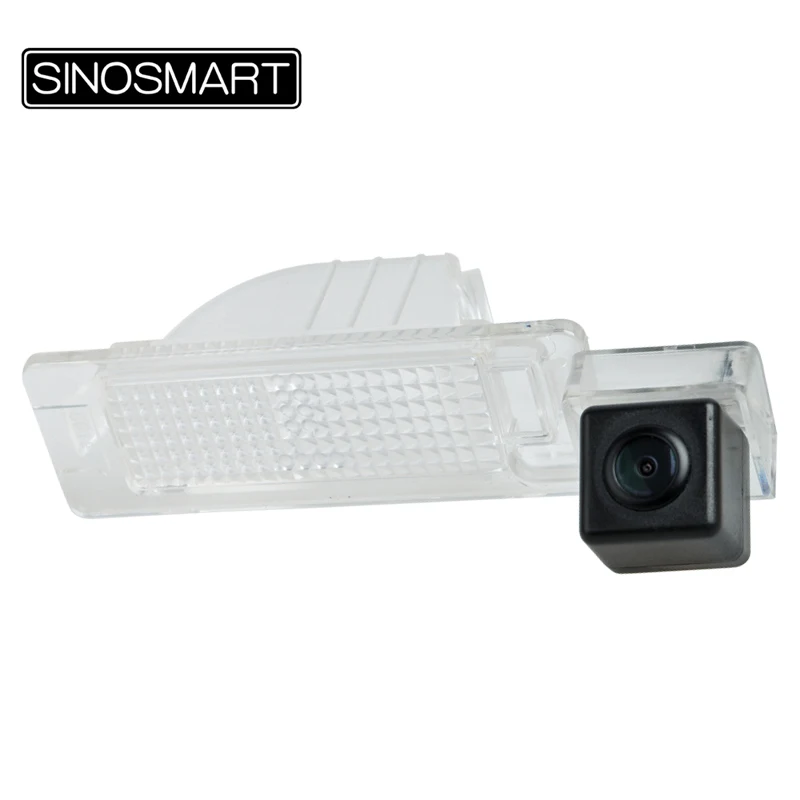 

SINOSMART In Stock Special Rearview Parking Camera for Volkswagen Santana Jetta Install in License Plate Lamp Hole