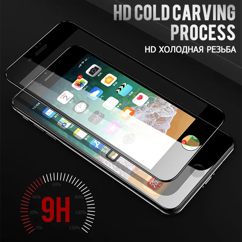 Suntaiho полное покрытие 6D защита для экрана из закаленного стекла iPhone 11 Pro X 7 8 6S Plus XR XS
