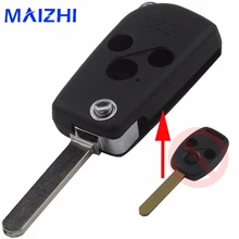 maizhi 3 Buttons Remote Folding Flid Key Shell for Honda ACCORD CRV CIVIC ODYSSEY Pilot Car