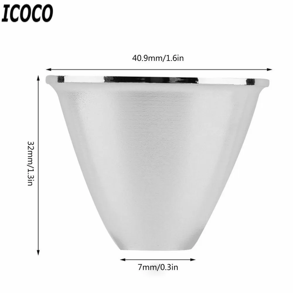 ICOCO 1 шт. сменный алюминиевый отражатель для C8 XM-L флэш-светильник DIY светильник вес легко установить не требуется никаких инструментов