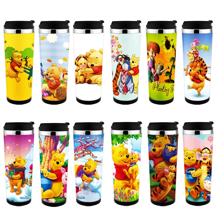

free shiping Vigny Tigger mug adversing mug , coffee mug carton mug can change the insert paper by your selfs,mug without leak
