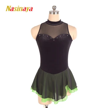 

Nasinaya Figure Skating Dress Customized Competition Ice Skating Skirt for Girl Women Kids Patinaje Gymnastics Performance 203