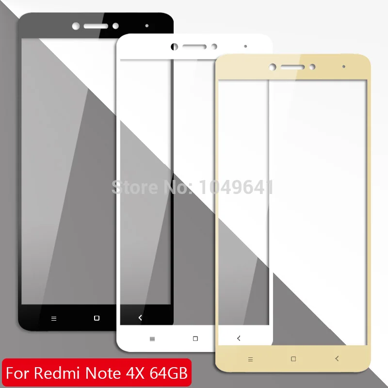 KXM1306_2_2.5D Full Screen Covered Explosion-proof Tempered Glass Film for Xiaomi Redmi Note 4X 64GB Redmi Note 4 Note 4 Pro