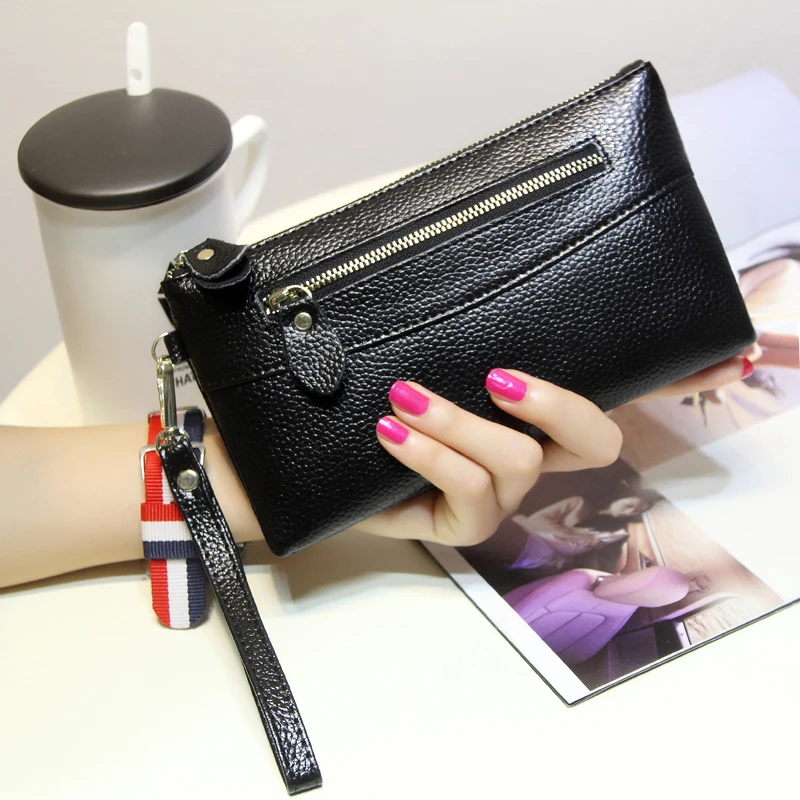 Luxury Brand women Wallets High Capacity Clutch Bag Custom Leather