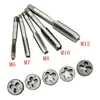 12 unids/set multifunción NC tornillo Tap & Die Set externo corte de hilo roscado Kit de herramientas de mano destornillador con M6 M7 M8 M1 ► Foto 2/6