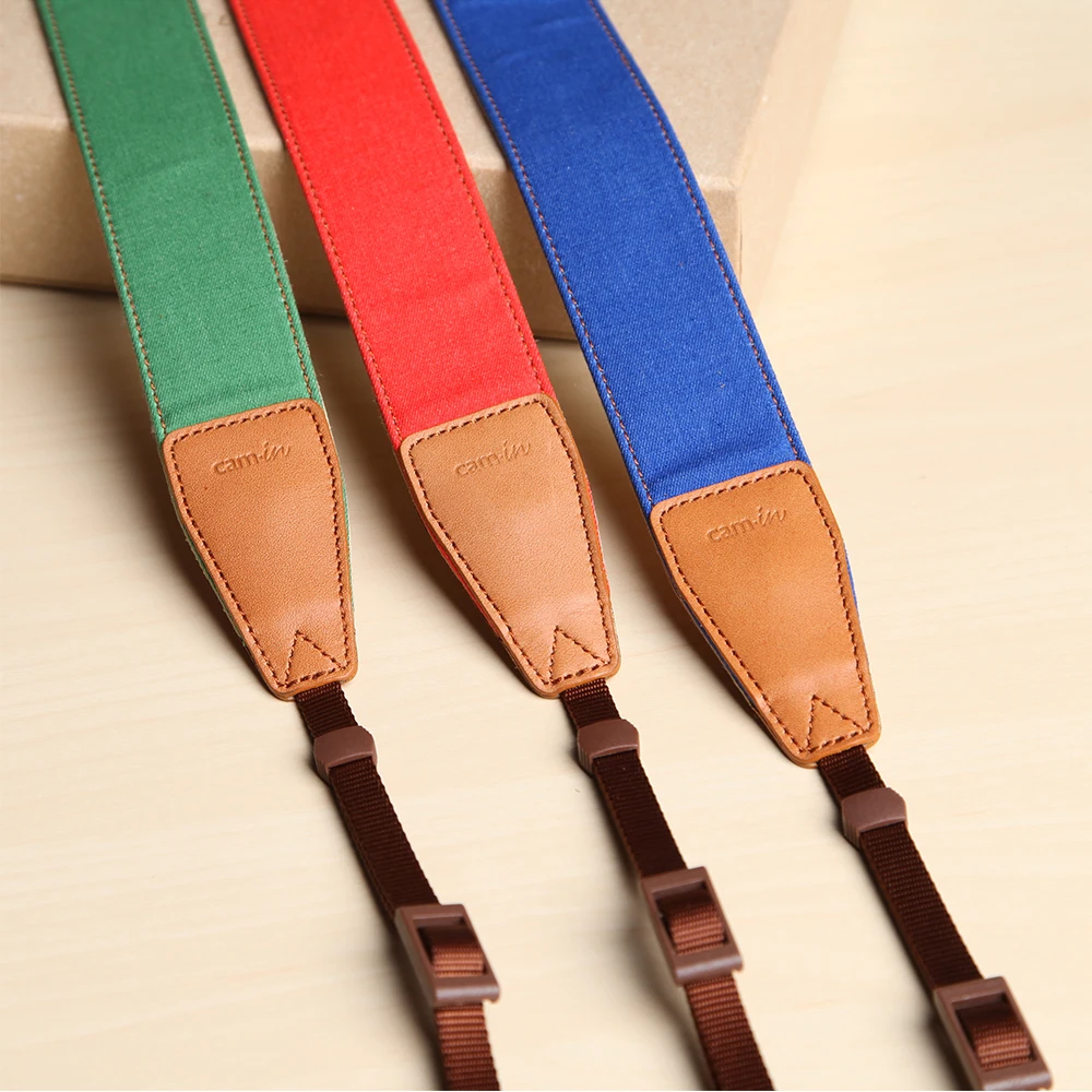 Ремень для камеры cam in 7280 7282 из однотонной воловьей кожи|camera strap neck|camera neck shoulder