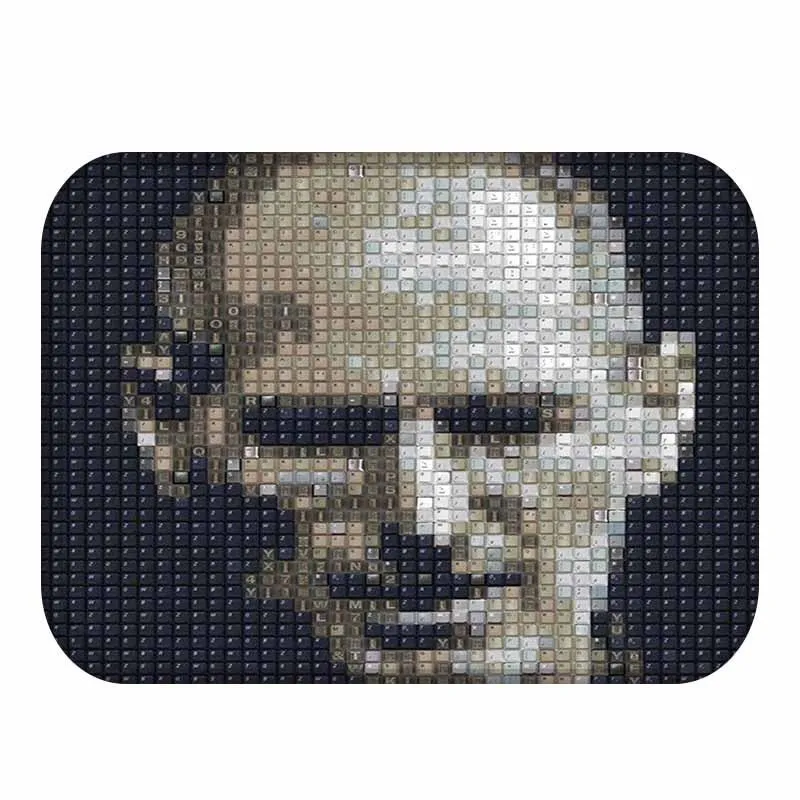 Vintage Entrance Area Rug Kids Waterproof Anti-Slip Doormat Face Print Carpet For Kitchen Bathroom Tapete Anti Sand Floor Mat Vintage Entrance Area Rug Kids Waterproof Anti-Slip Doormat Face Print Carpet For Kitchen Bathroom Tapete Anti Sand Floor Mat