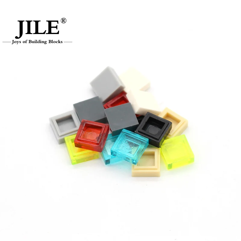 Koop Gratis Verzending! moc tegels 1*1 3070 tablet DIY enlighten blok bakstenen Compatibel Met Assembleert Deeltjes