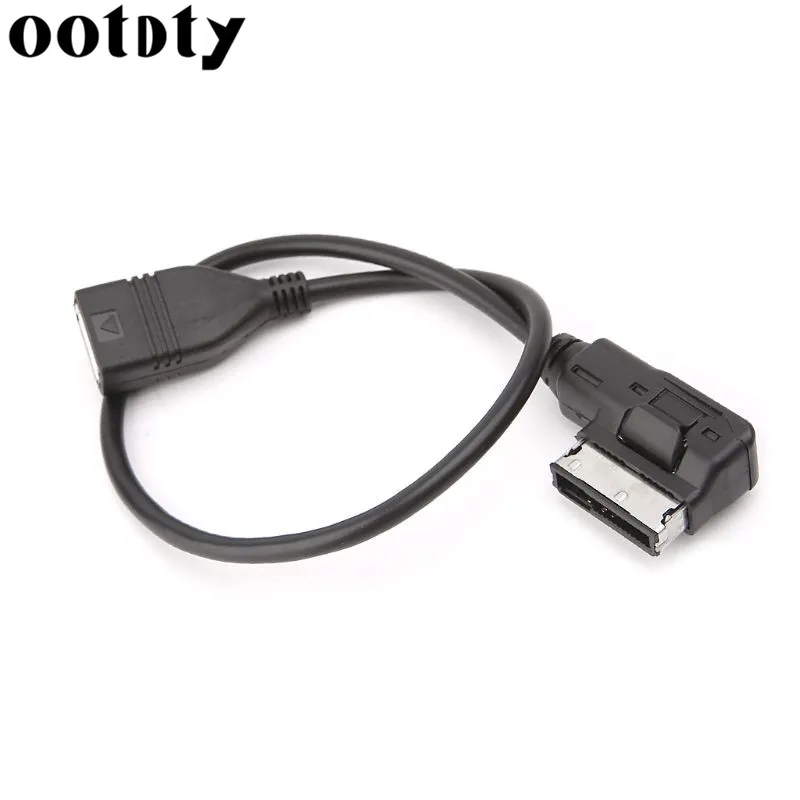 

1Pc AUX Media Interface USB Female Audio Adapter Cable AMI For Mercedes For Benz