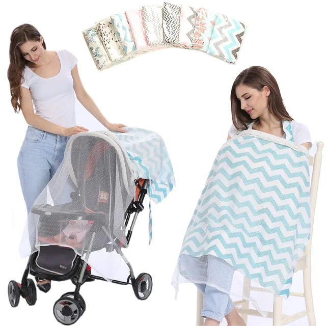 mosquito net for baby stroller nursing cover multifunctional newborn nurse