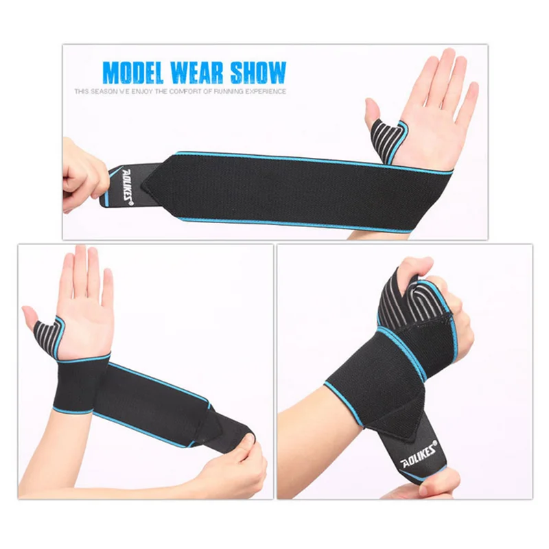 1 Pcs Weight Lifting Fitness bandage hand wrist straps sport wristbands