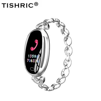 

TISHRIC Fashion Smart Bracelet Pedometer Smart Wristband Heart Rate Monitor Blood Pressure Big Touch Screen Pulsera Actividad