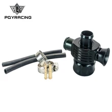 Турбо дивертер дамп предохранительный клапан двойной порт с рогом для VW MK4 Golf Polo GTI 1,8 T Saab Turbo PQY5744BK