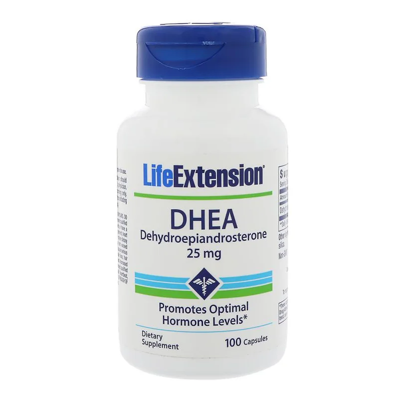 DHEA Dehydroepiandrosterone 25 mg promotes optimal hormone levels 100