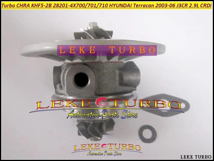 Turbo Cartridge CHRA RHF5-2B KHF5-2B 28201-4X700 28201-4X701 28201-4X710 Turbocharger For HYUNDAI Terracan 2003-06 J3 J3CR 2.9L CRDi (3)