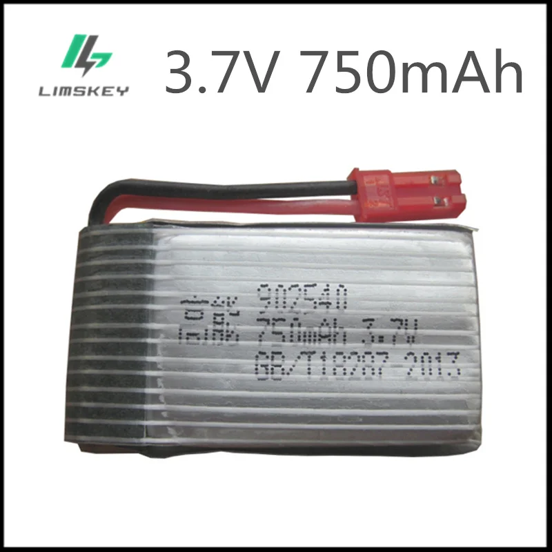 2 шт. 3 7 V 750 mAh литий полимерный Батарея для MJXRC X400 X500 X800 самолета HJ818 HJ819 X25 Li po мА/ч