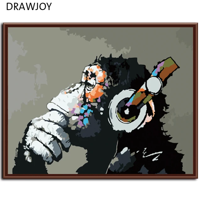 DRAWJOY New Home Decor Incorniciato Foto Painting By Numbers FAI DA TE Digitale DRAWJOY New Home Decor Incorniciato Foto Painting By Numbers FAI DA TE Digitale
