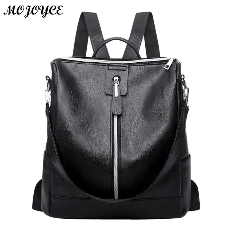 

Famous Brand Backpack Women Backpacks Women Backpack Fashion Leather+PU School Backpacks for Girls Student School Black PU bag