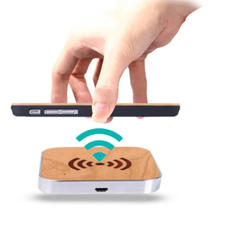 

Portable QI Original Wooden Charging Pad Wireless Charger for Samsung Galaxy S6 / S6 edge / S6 edge+ Google Nexus 4/5 Lumia 920