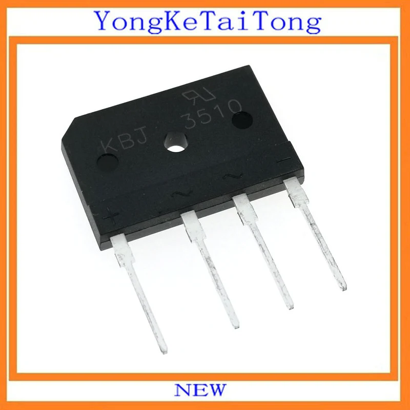 

5PCS KBJ1510 GBJ2510 KBJ3510 GBJ3510 15A 25A 35A 1000V SIP4 Rectifier
