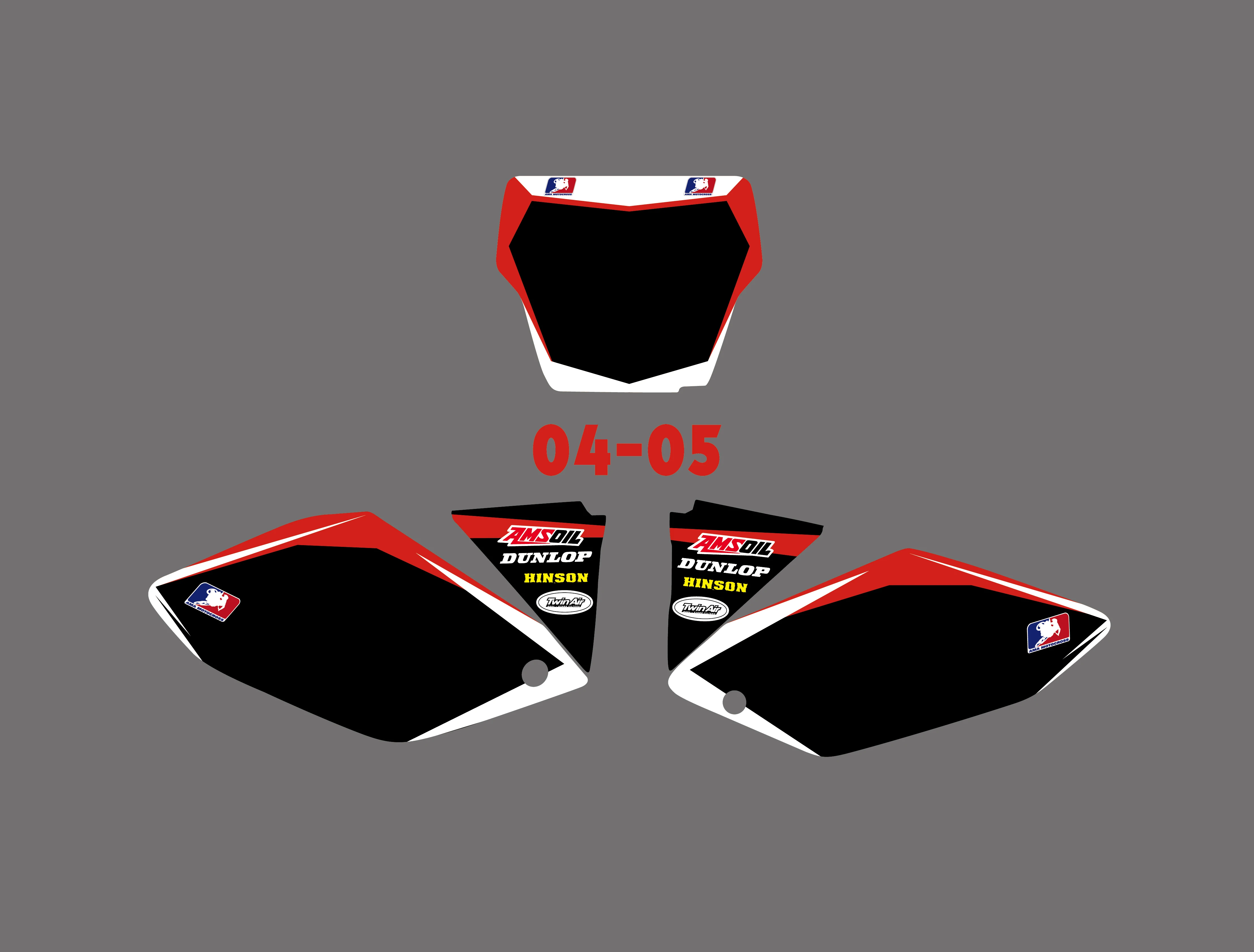 Набор наклеек и NICECNC для Honda CRF250R CRF250 CRF 250R 250 2004 2005 1 набор наклеек|Наклейки стикеры|