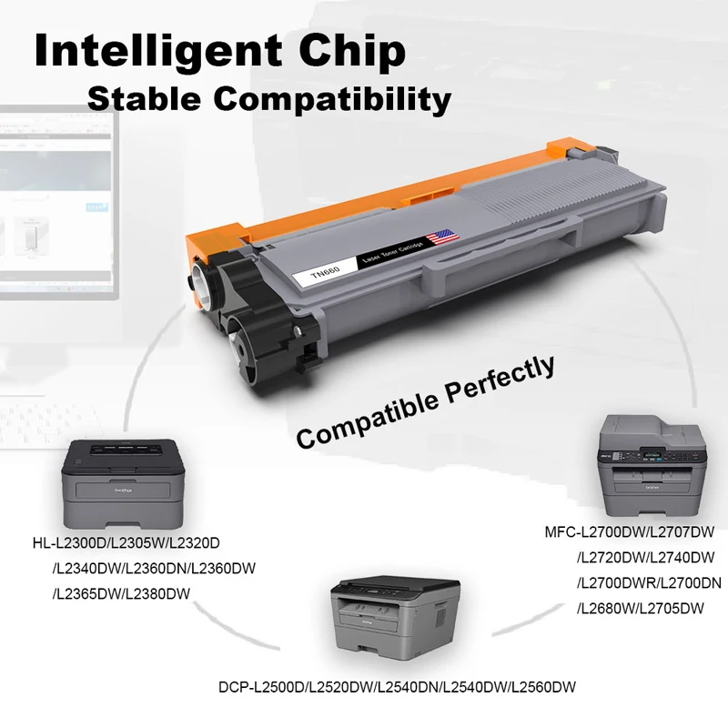 660-INTELLIGENT-CHIP,STABLE-COMPATIBILITY---TN660-