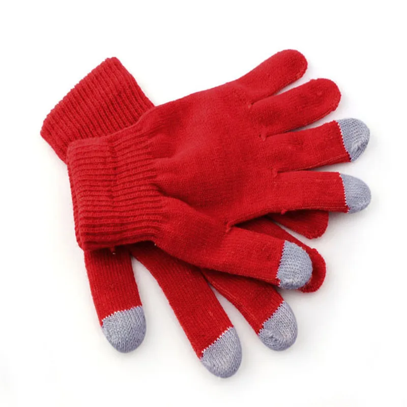 Magic Touch Screen Gloves Texting Smartphone iphone Stretch Winter Knit Gloves guantes eldiven handschoenen 40FE1803
