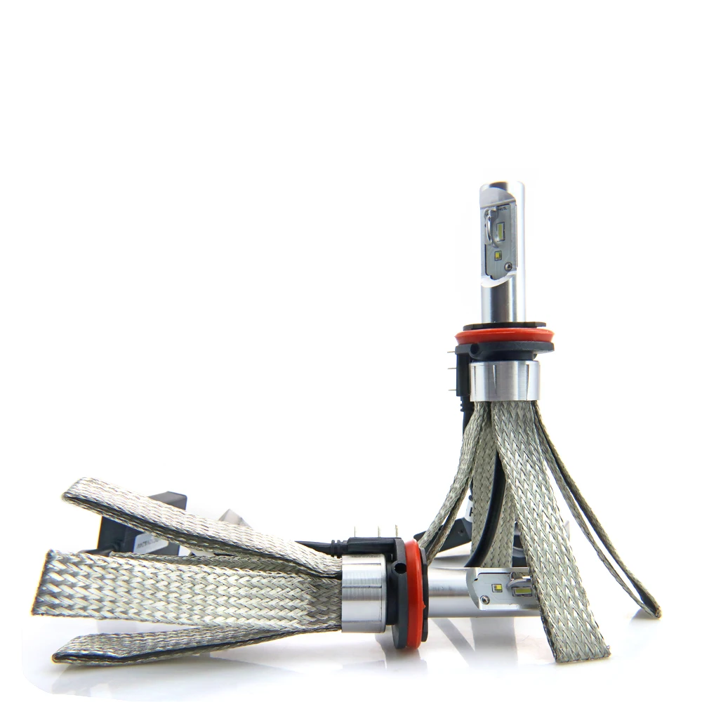 h7 canbus led Free Error Decoder H3 LED Car Headlight Bulb Kits h15 canbus 9006 for